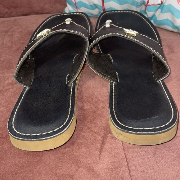 Kino flip flops with starfish on the top size 10 - Picture 3 of 5